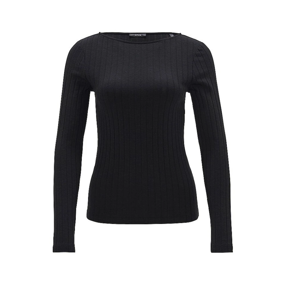 Opus Schwarz Shirt Sovke 44 - Bild 3
