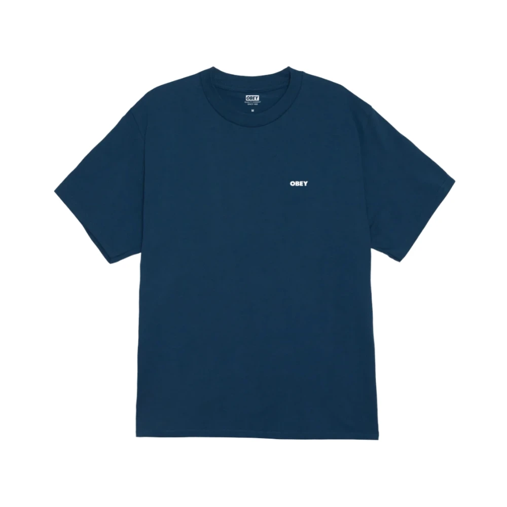 Obey Men's Blue T-Shirts - L - Tops