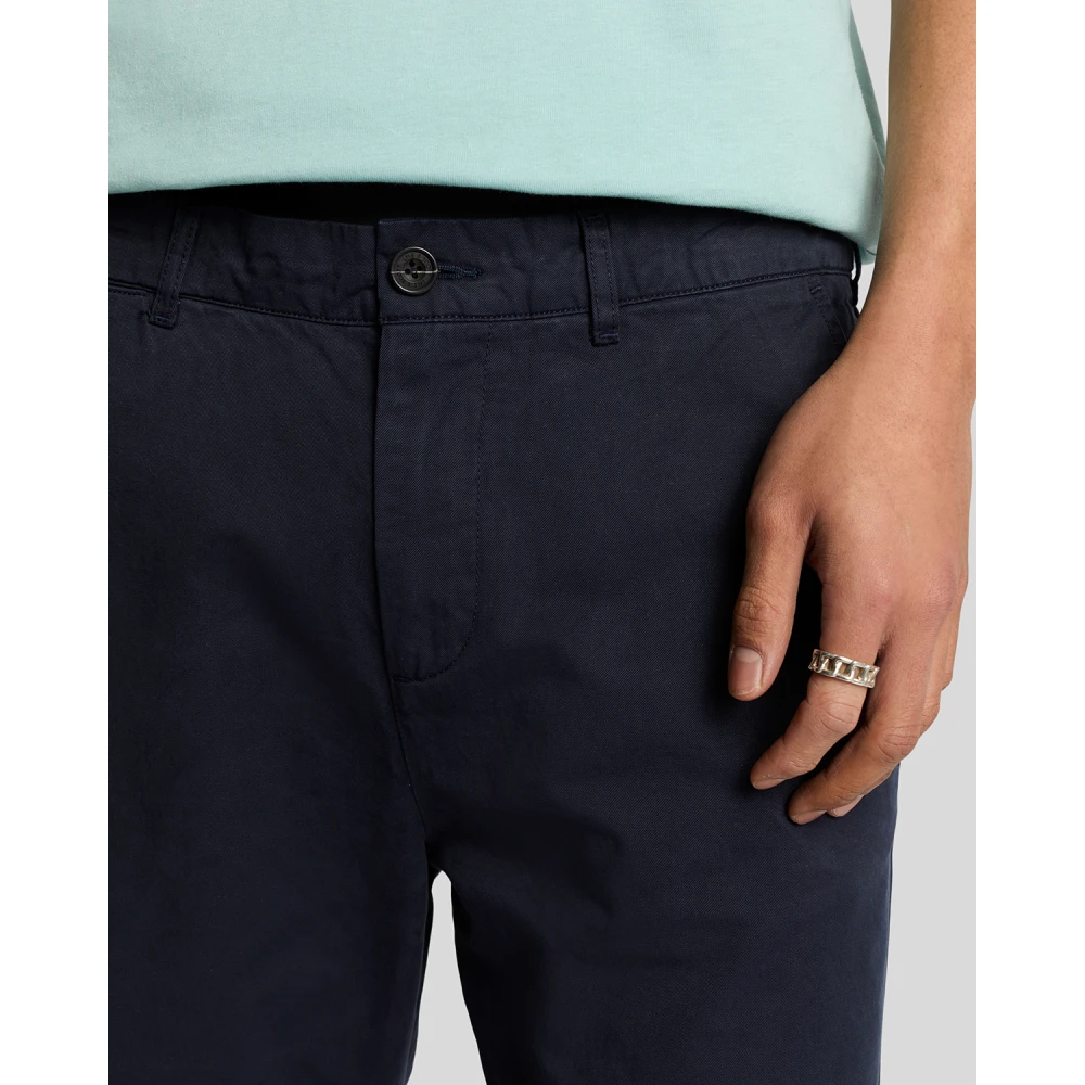 Lyle & Scott Shorts Chino Short Blue Heren
