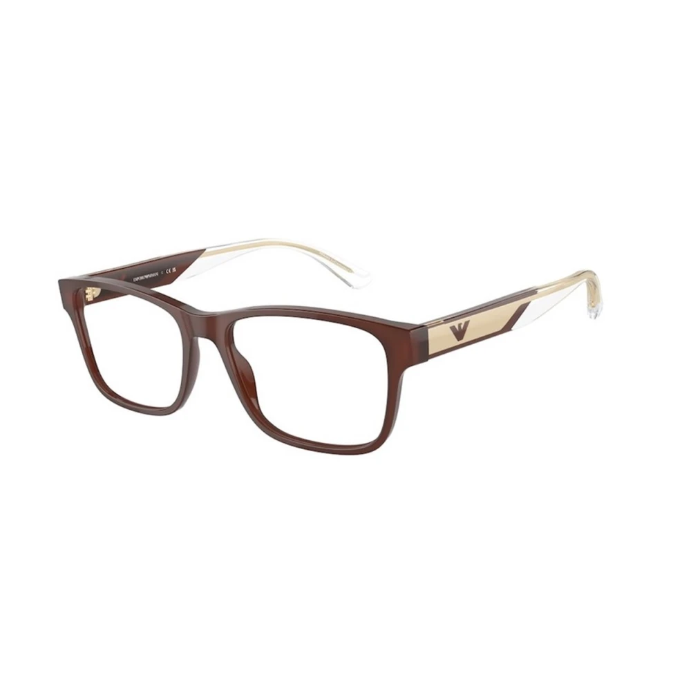 Emporio Armani Men's Brown Authentic Glasses With Top-Notch Service
