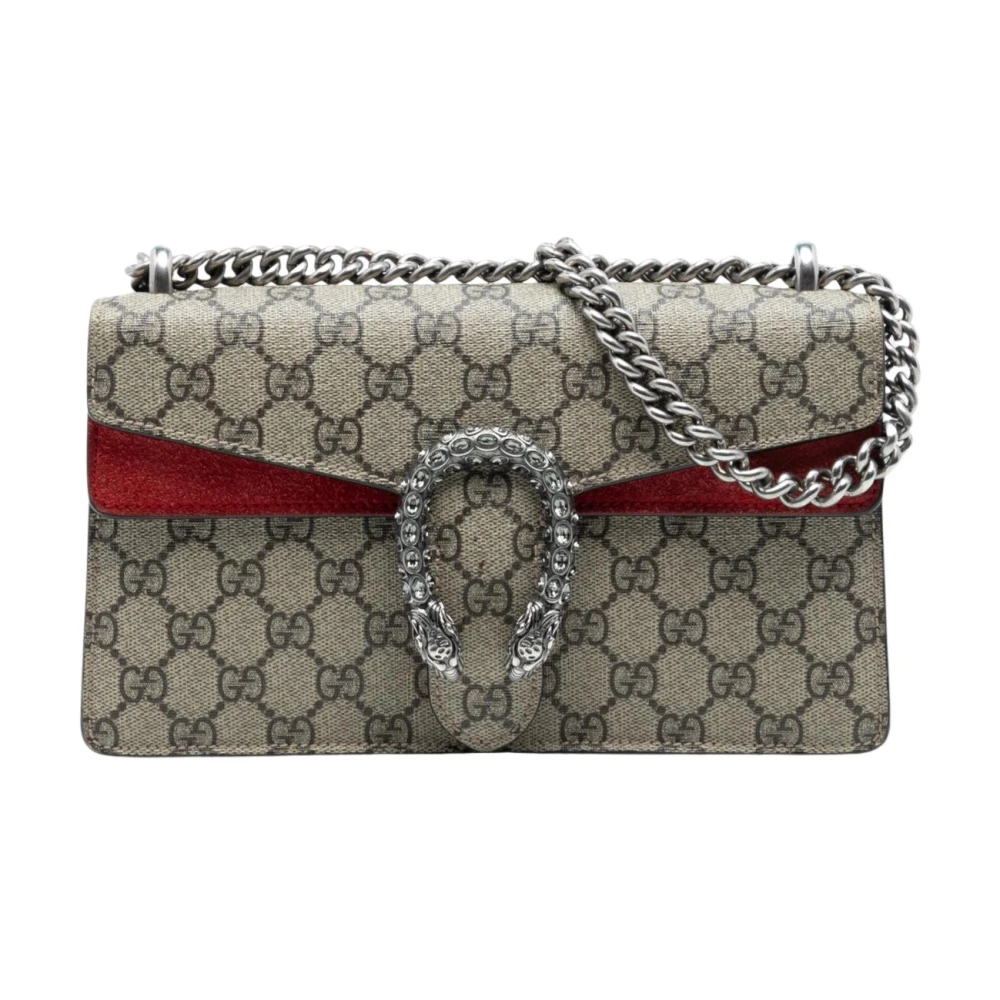 Gucci Vintage Donna Marrone Pre-Owned Dionysus Gg Supreme Canvas Shoulder Bag