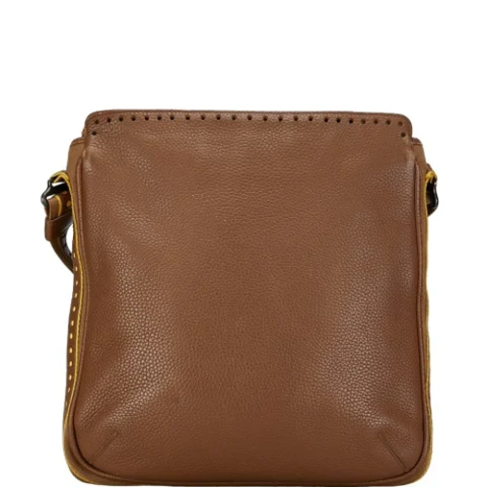 Bottega Veneta Vintage Pre-owned Leather shoulder-bags Brown Dames