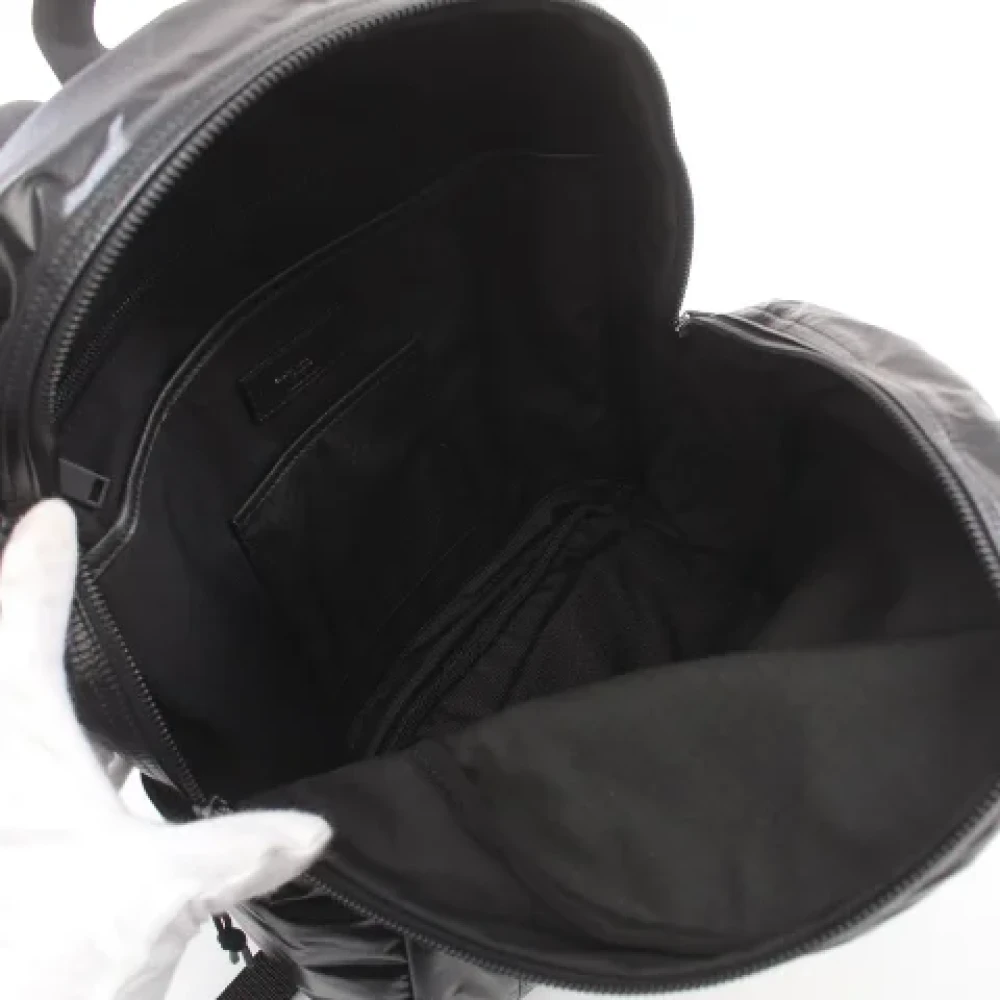 Yves Saint Laurent Vintage Pre-owned Nylon backpacks Black Heren