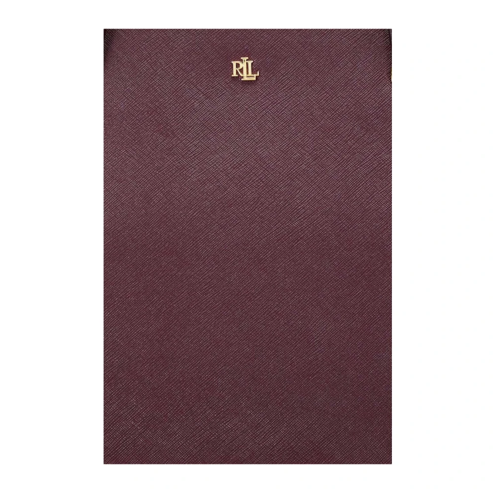 Ralph Lauren Dames Schoudertas Karly Shopper van Leer Red Dames