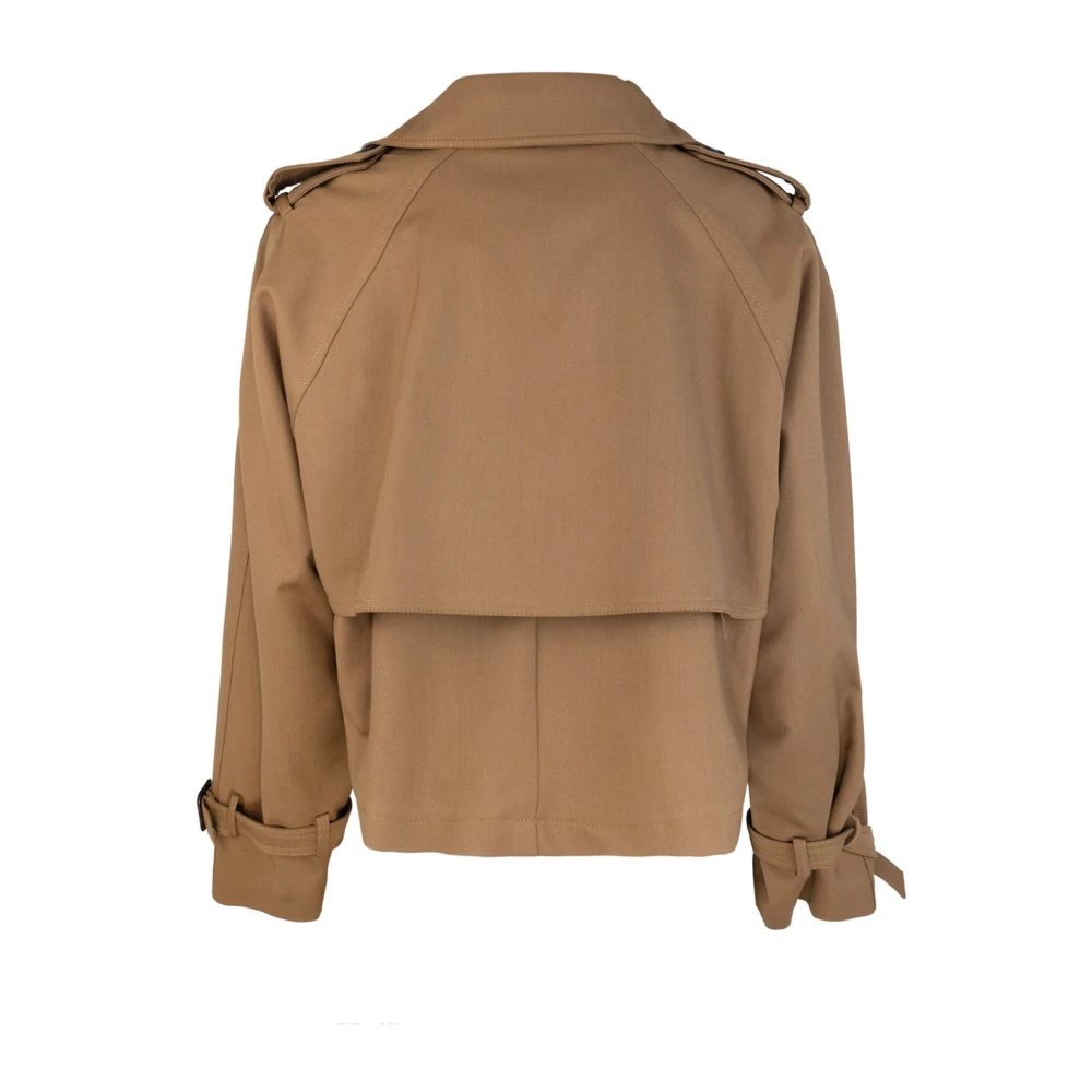 Max Mara Bruine double-breasted trenchcoat Brown Dames