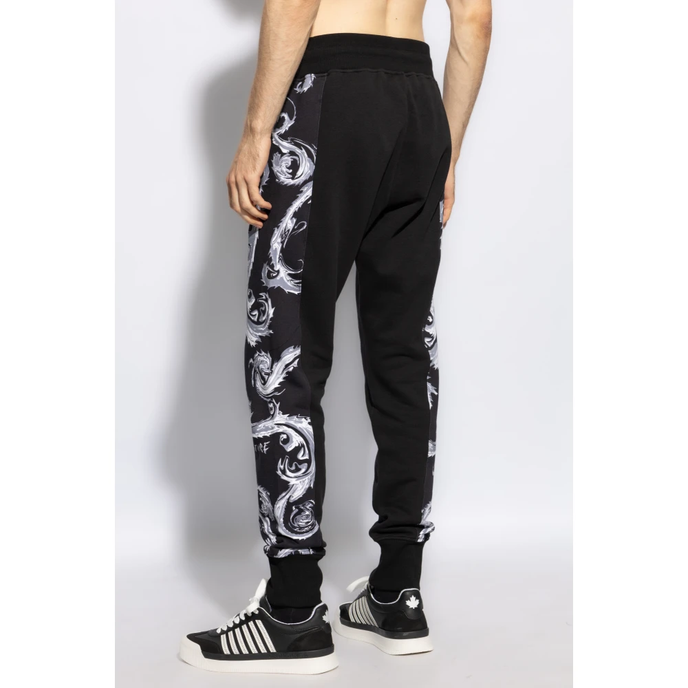 Versace Jeans Couture Sweatpants Black Heren