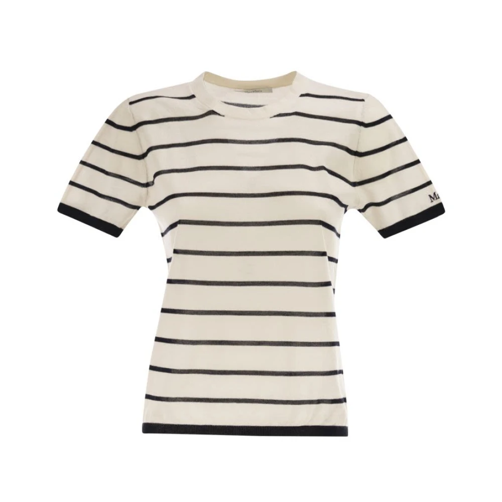 Max Mara , T-Shirts, Female, Beige, L, T-Shirts