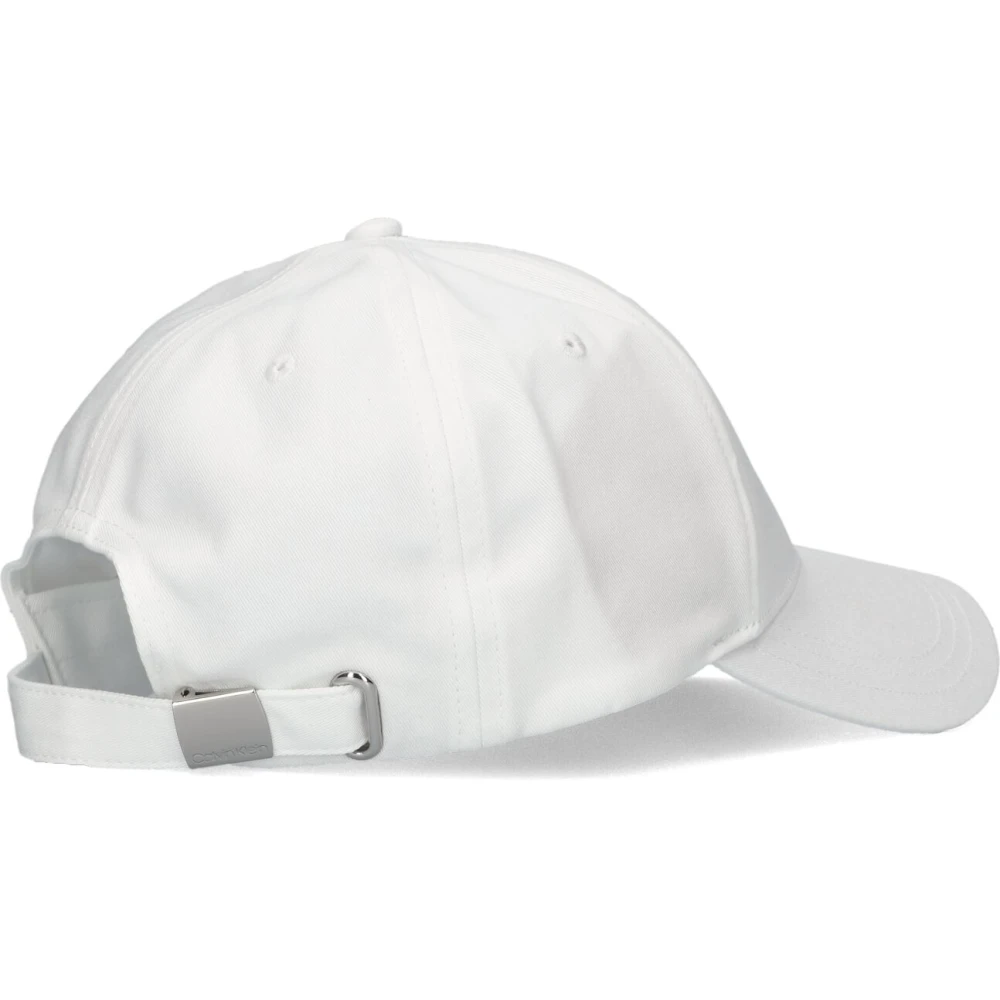 Calvin Klein Witte Essential Patch Baseballpet White Heren