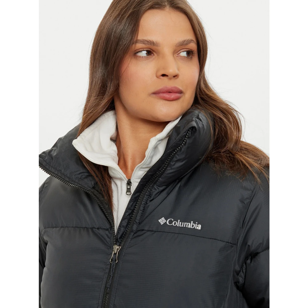 Columbia Zwarte Puffect Gewatteerde Jas Black Dames