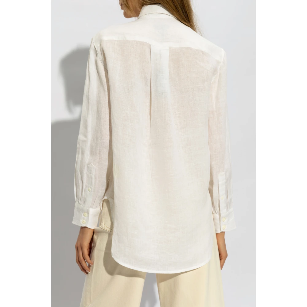 Rag & Bone Linnen overhemd 'Maxine' White Dames