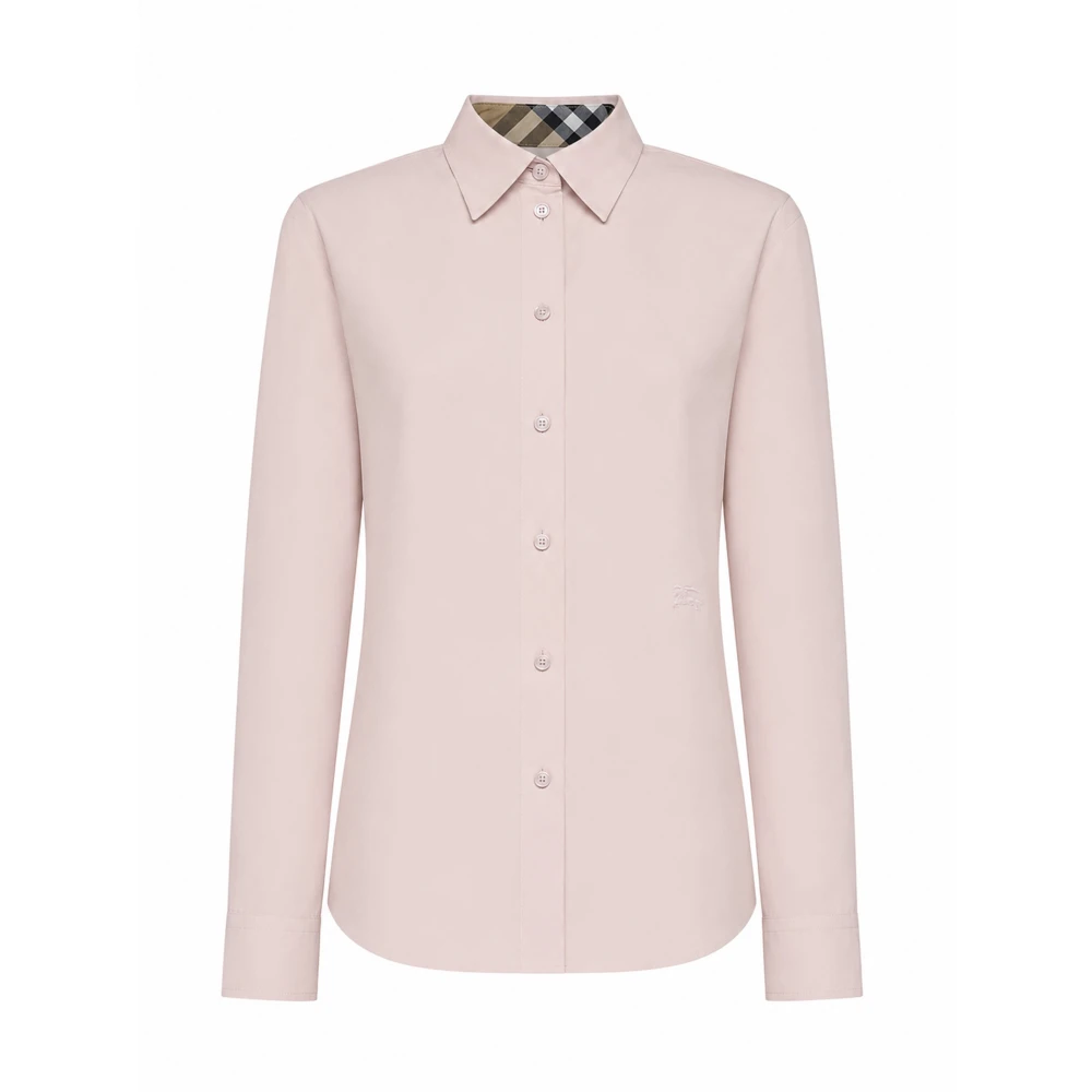 Burberry Women's Pink Katherine Poplin Shirt - Shirts - Xs - Blouses & Shirts