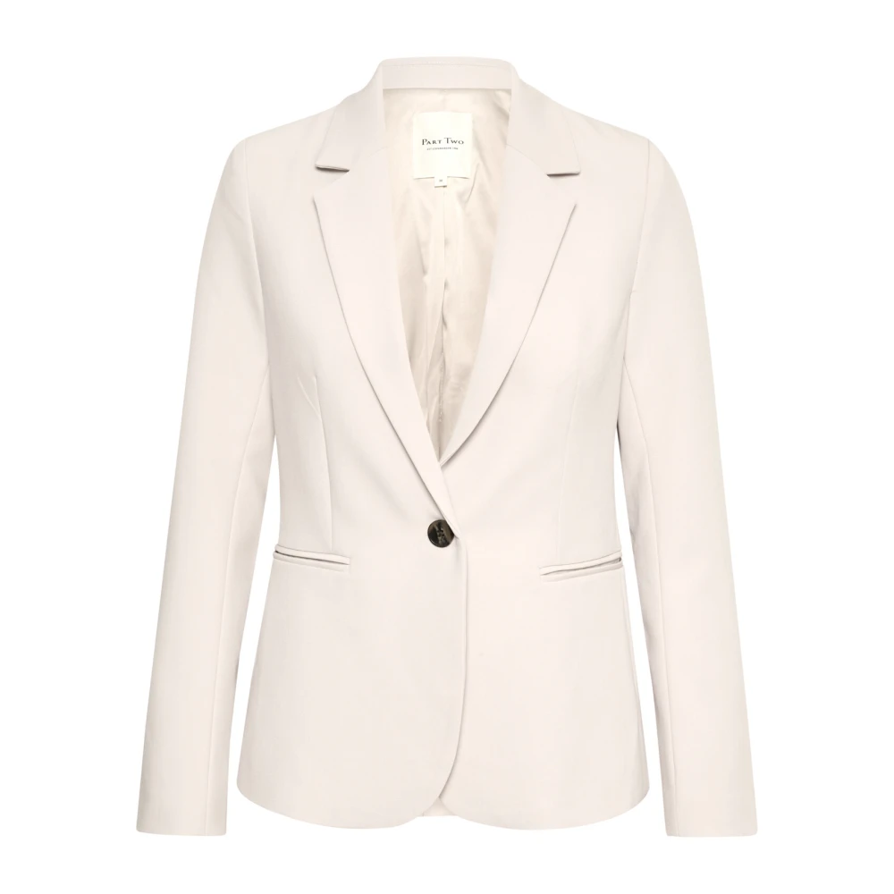 Part Two Klassieke Blazer French Oak Beige Dames