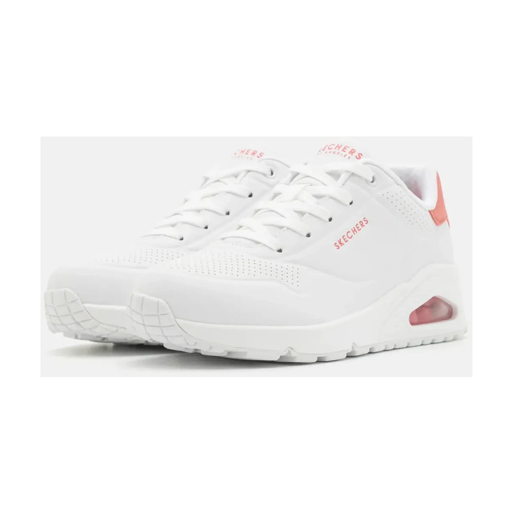 Skechers Uno Pop Back Dames Schoenen Wit