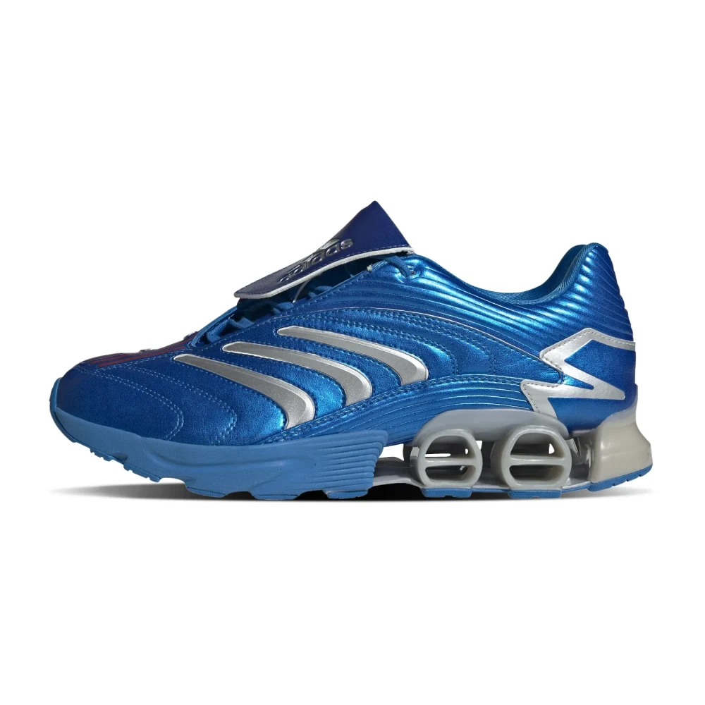 Adidas Men's Blue Running Shoes, 8 2/3 Uk, Megaride Shock Modern Trainers