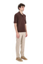 polo-marron-en-coton-elegant