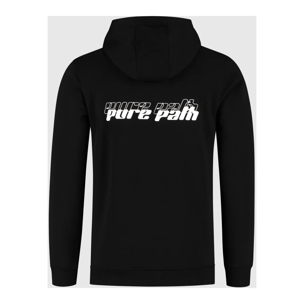 Pure Path Dimensional Script Hoodie Zwart Heren Black Heren