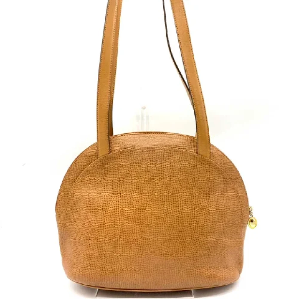 Dior Vintage Pre-owned Leather dior-bags Brown Dames