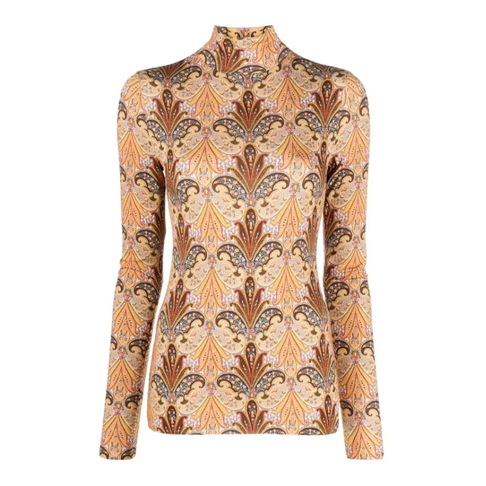 ETRO Paisley Medaillon Grafische Coltrui Multicolor Dames