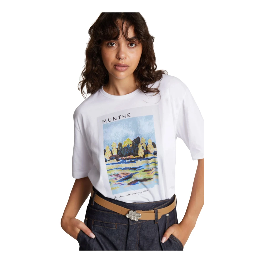 Munthe - Tops > T-Shirts - White - Munthe - Modalova