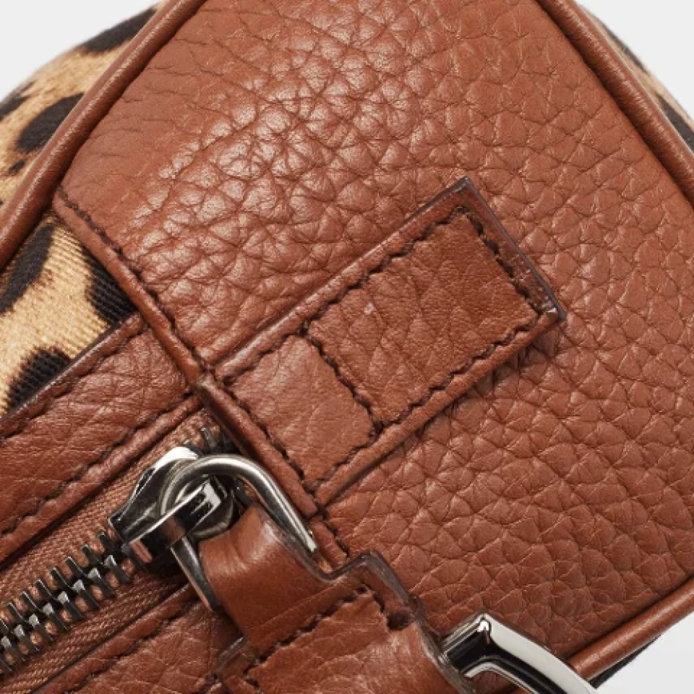 Dolce & Gabbana Pre-owned Fabric pouches Brown Dames
