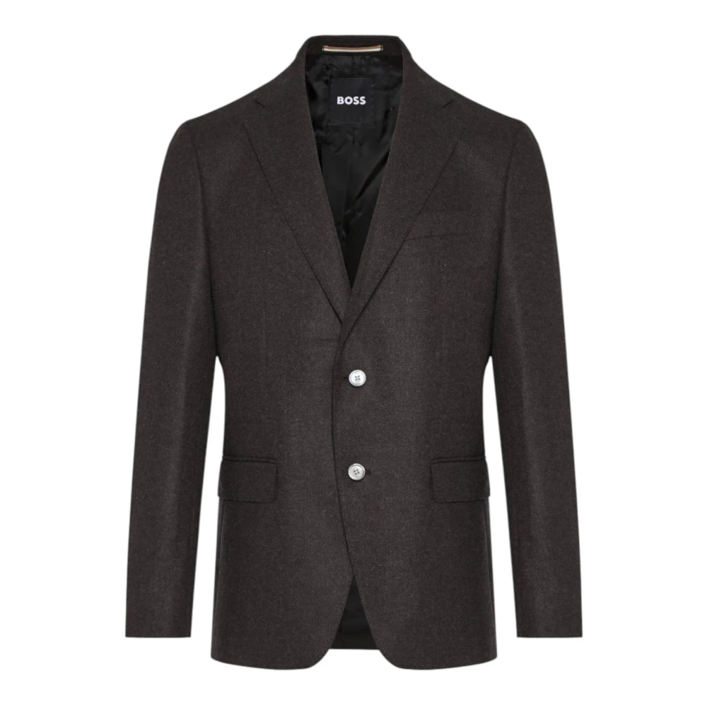 Hugo Men's Brown Blazers, 3XL, Hutson Slim Fit Blazer