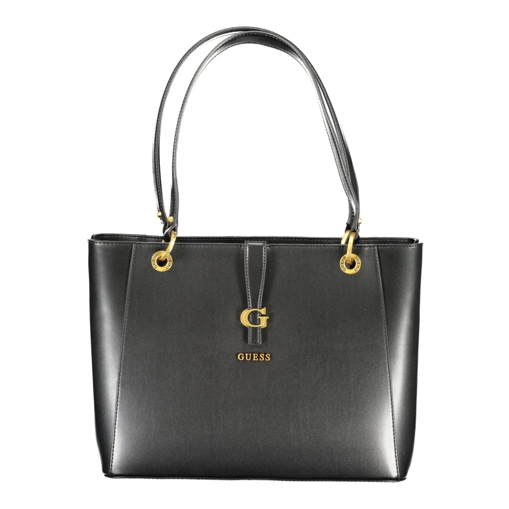 Guess Zwarte Dameshandtas Kuba Stijl Black Dames