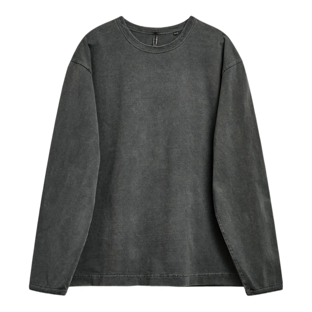 Sunflower Gray Long Sleeve T-Shirts, Male, M, Long Sleeve Top