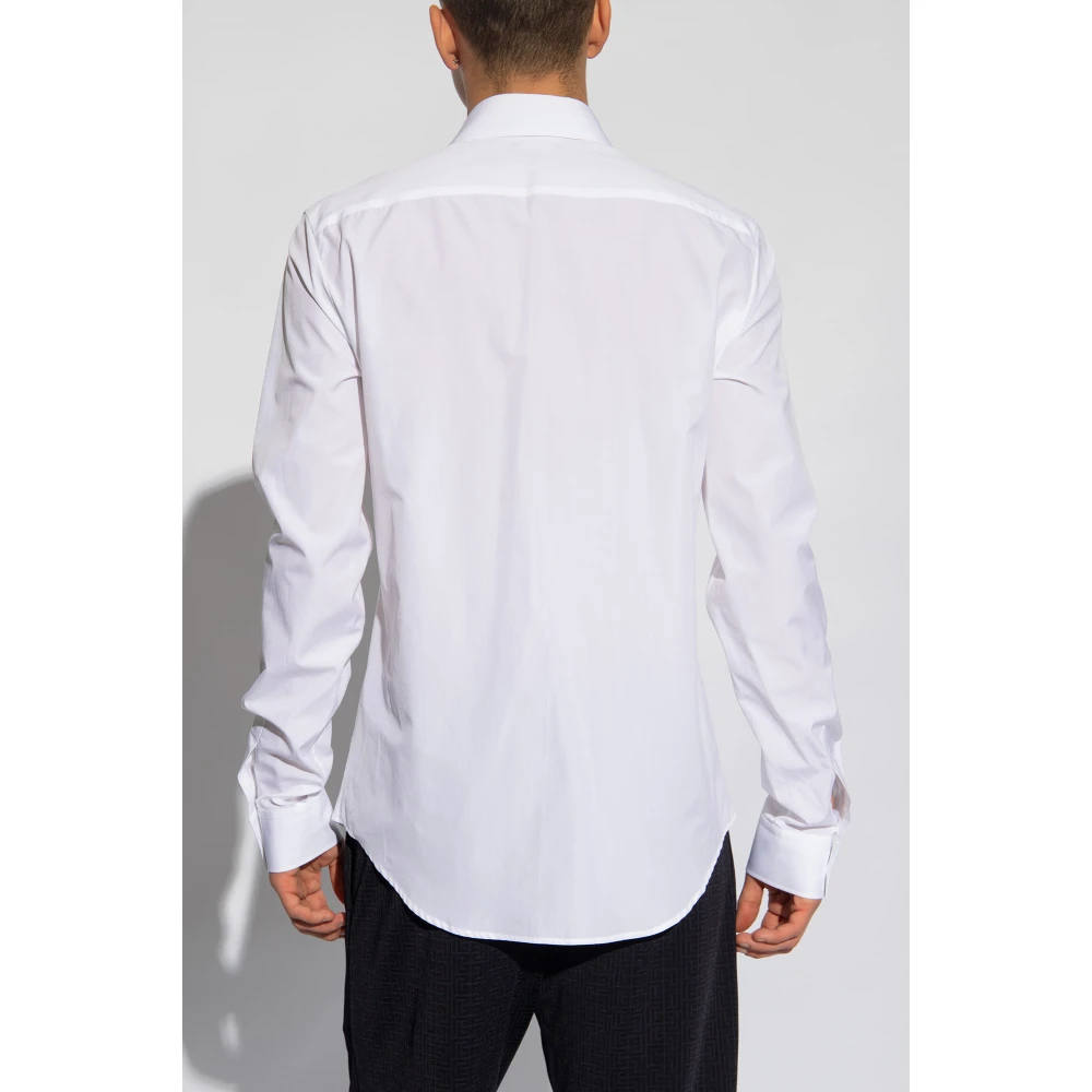 Balmain Katoenen shirt White Heren