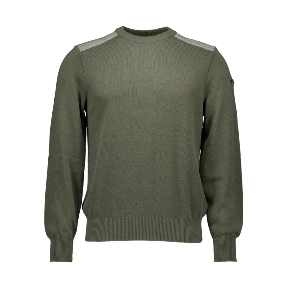 Paul & Shark Men's Green Round-Neck Knitwear,, Round-Neck Knitwear 3XL