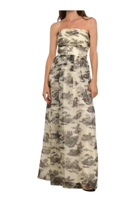 Long Bustier Dress