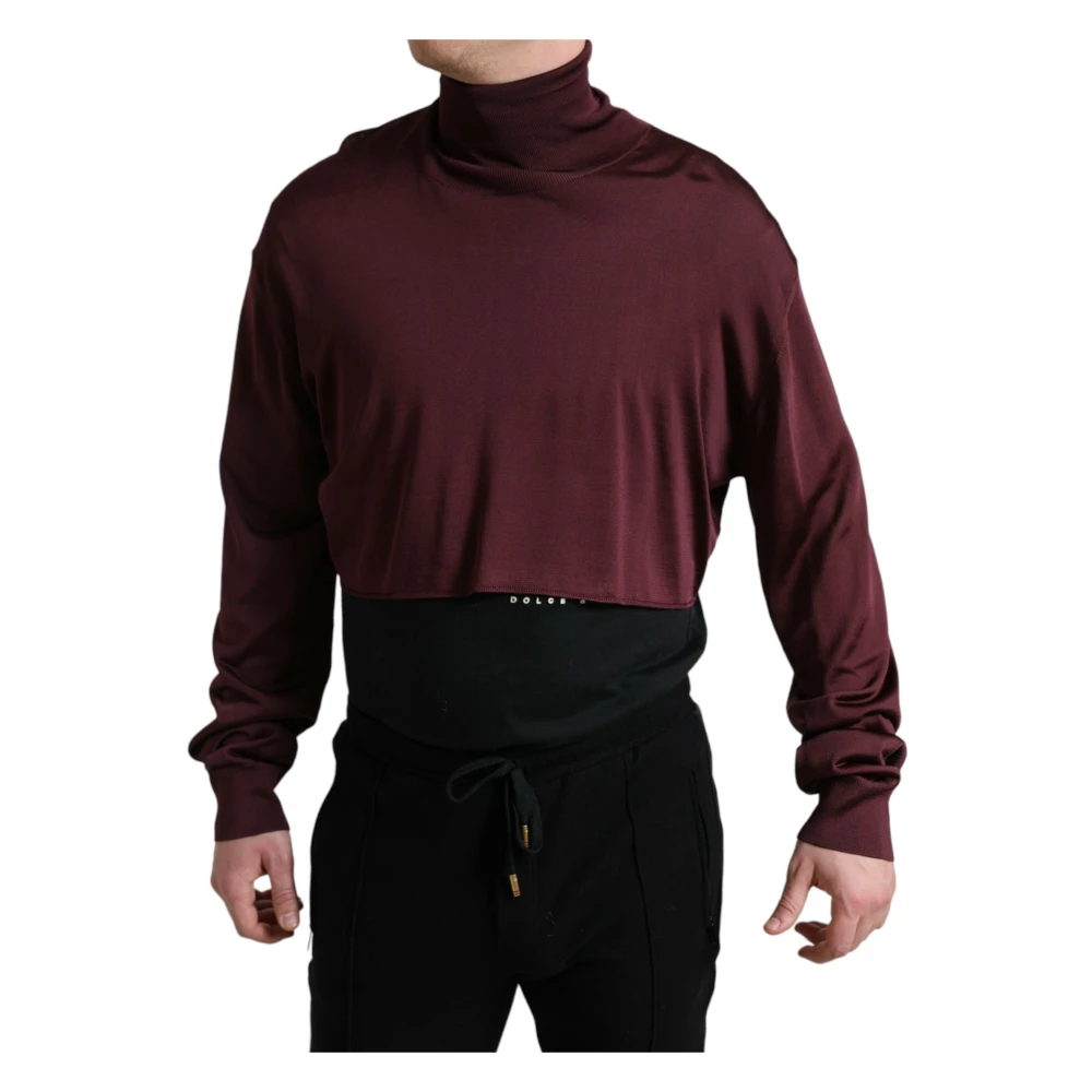 Dolce & Gabbana Luxe kastanjebruine coltrui Brown Heren