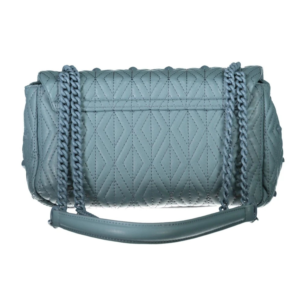 Valentino by Mario Valentino Blauwe Schoudertas met Kettingriem Blue Dames