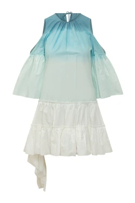 Dip Dye Ruffle Dress