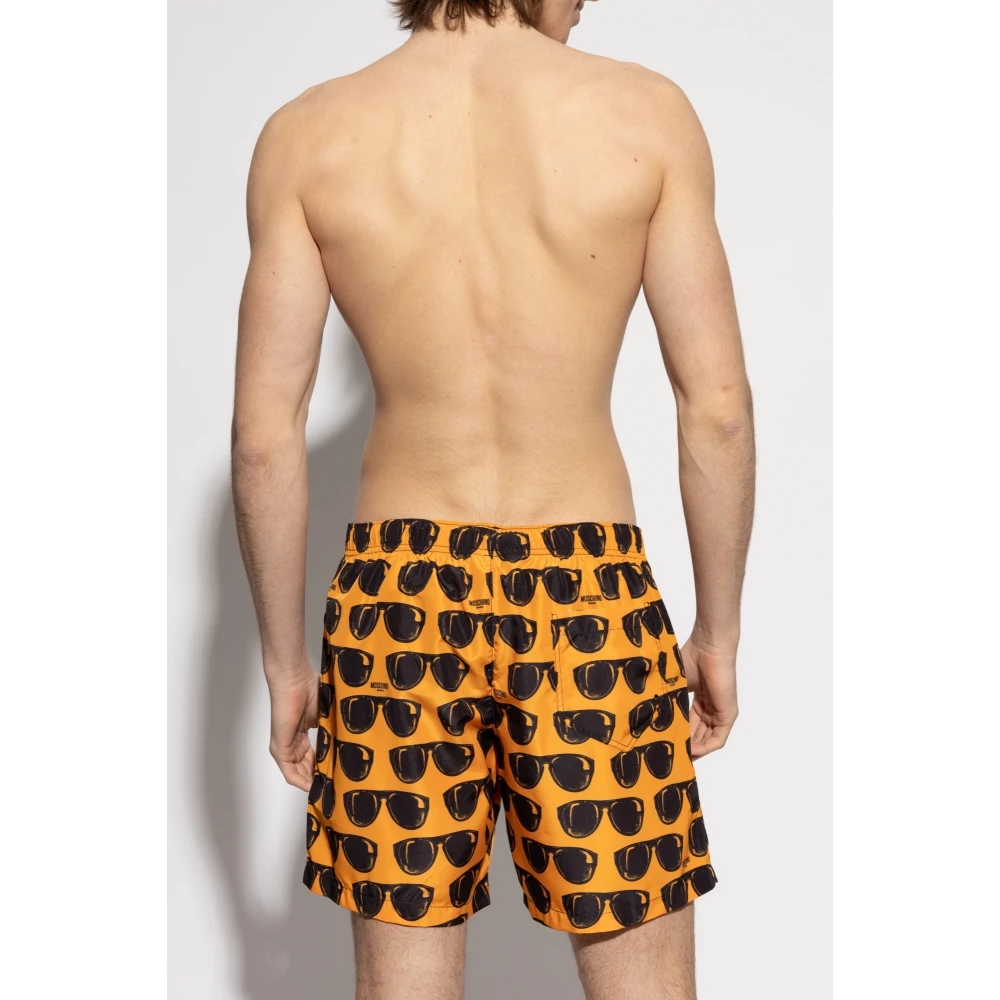 Moschino Zwembroek Orange Heren