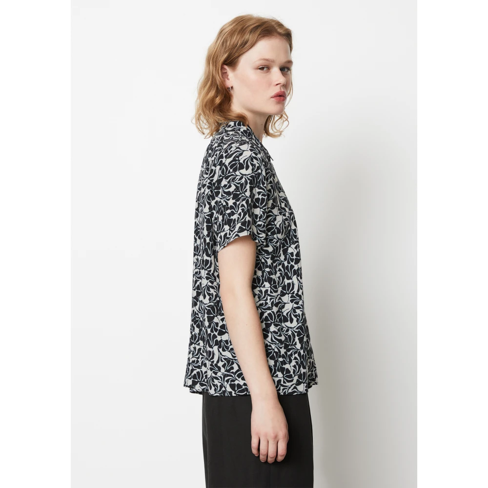 Marc O'Polo Reguliere korte mouwen blouse Multicolor Dames