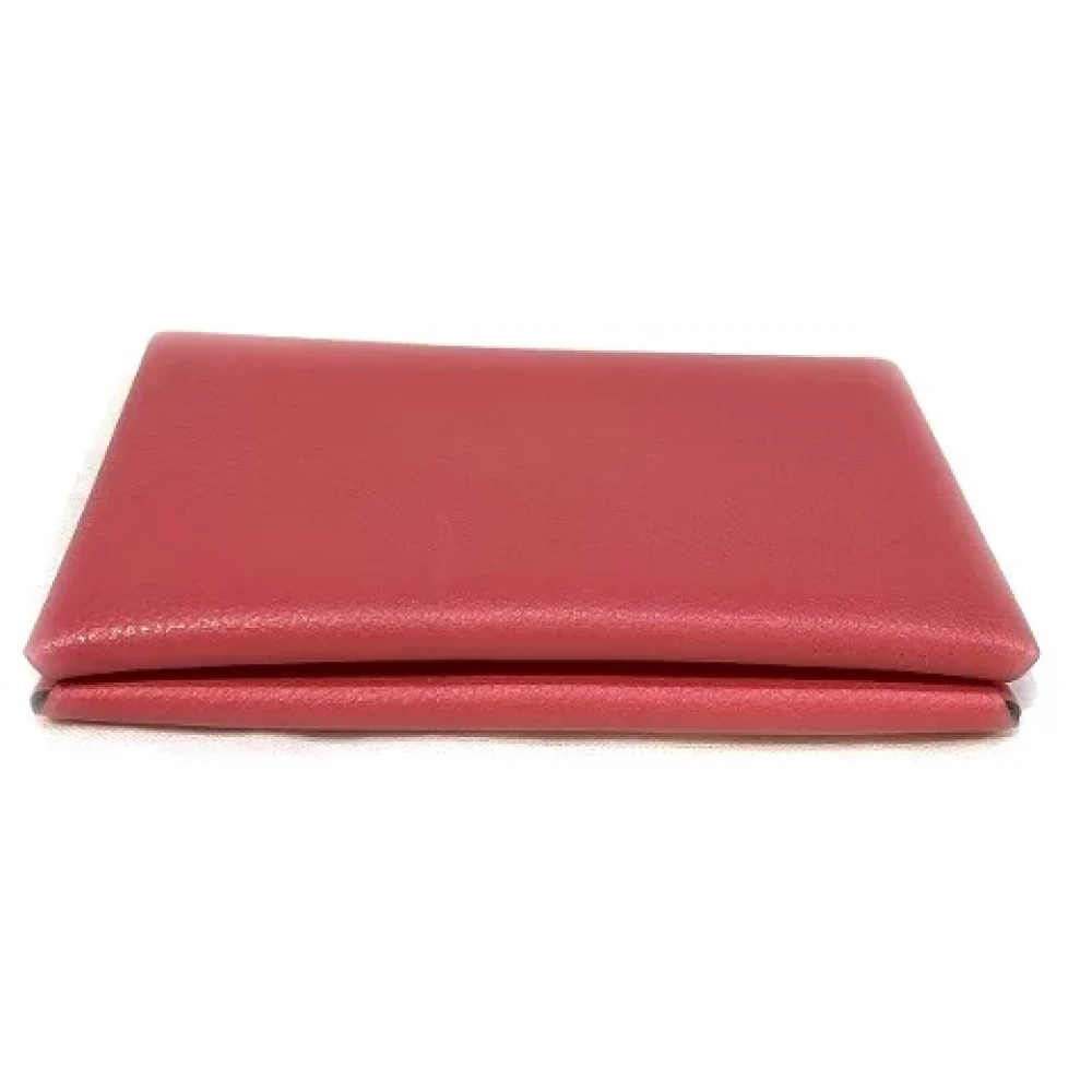 Hermès Vintage Pre-owned Leather wallets Pink Dames