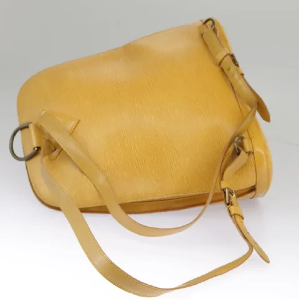 Louis Vuitton Vintage Pre-owned Leather backpacks Yellow Dames
