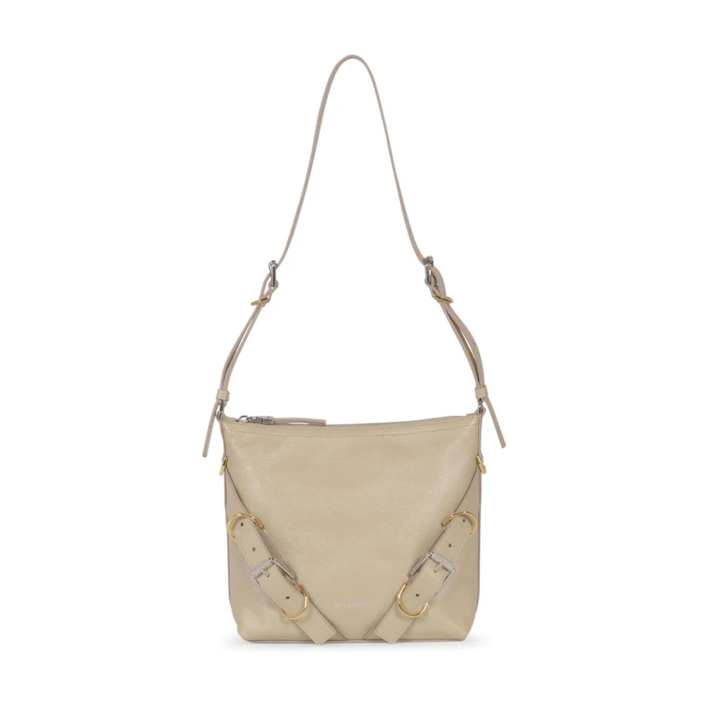 Givenchy Beige leren schoudertas met gespsluiting Beige Dames