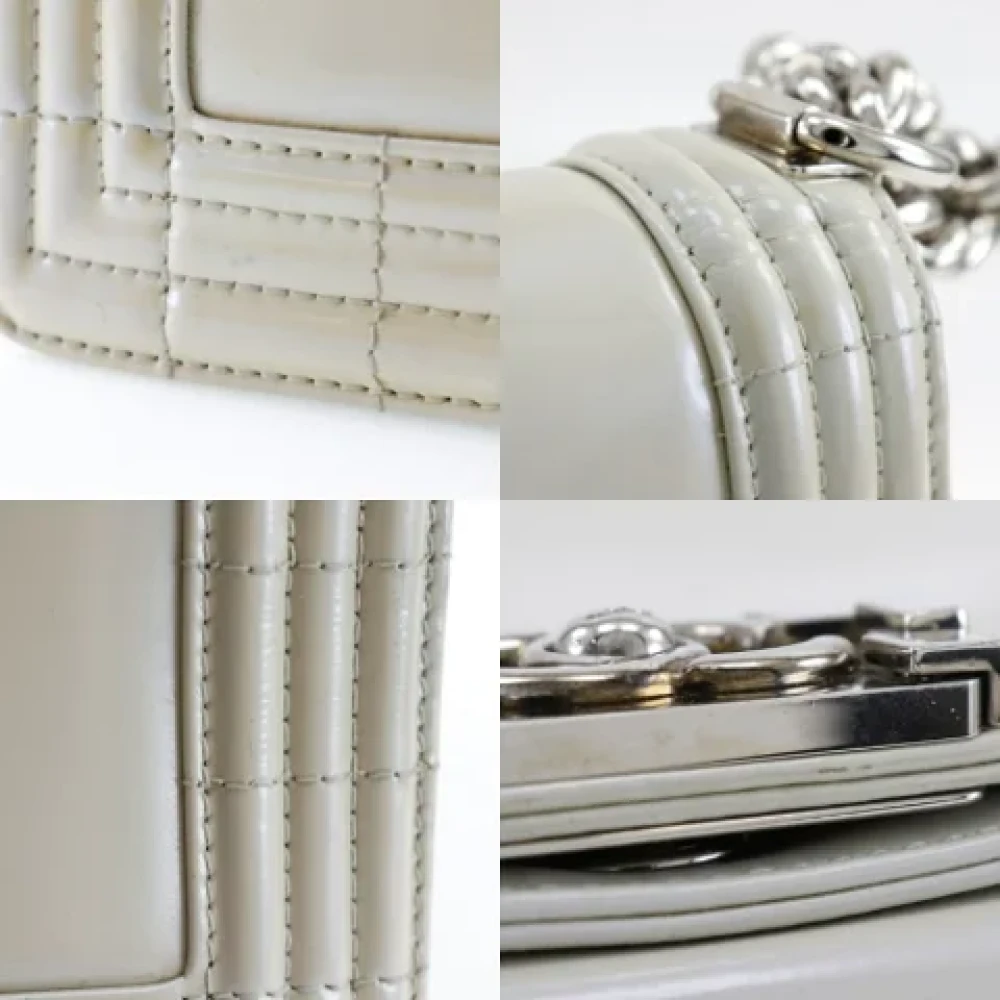 Chanel Vintage Pre-owned Leather chanel-bags White Dames