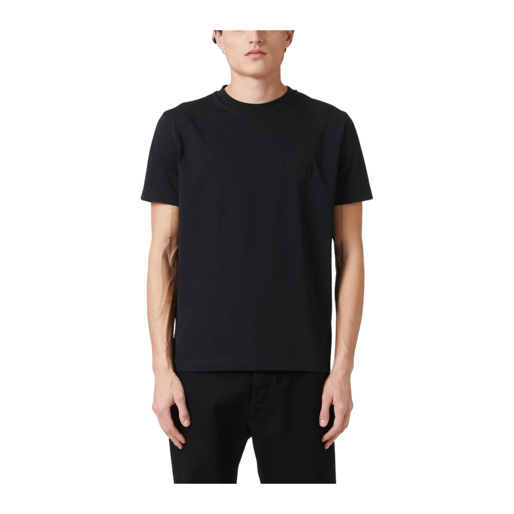 Iceberg Zwart Katoen Regular Fit T-Shirt Black Heren