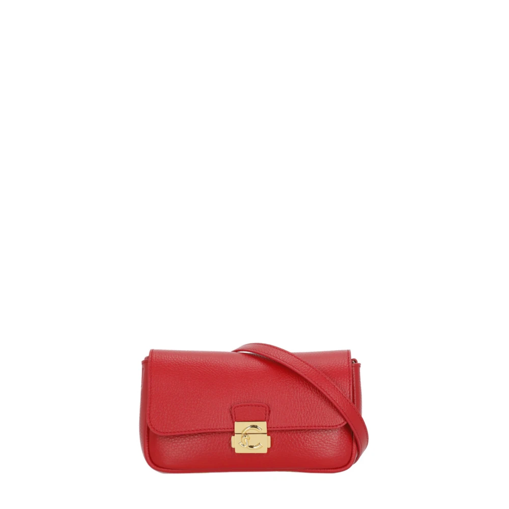 Coccinelle Women's Red Cross Body Bags, One Size, C-Me Lock Shoulder Bag