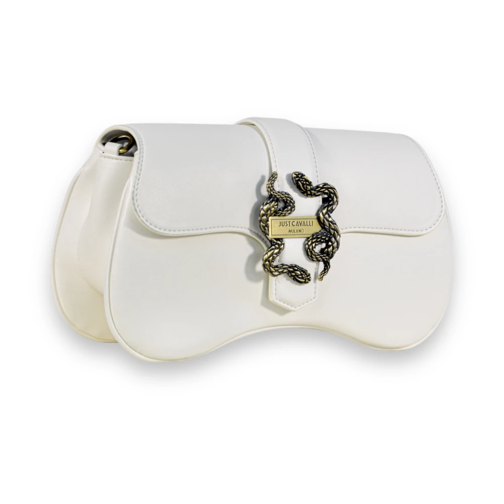 Just Cavalli Stijlvolle Shopping Tas White Dames
