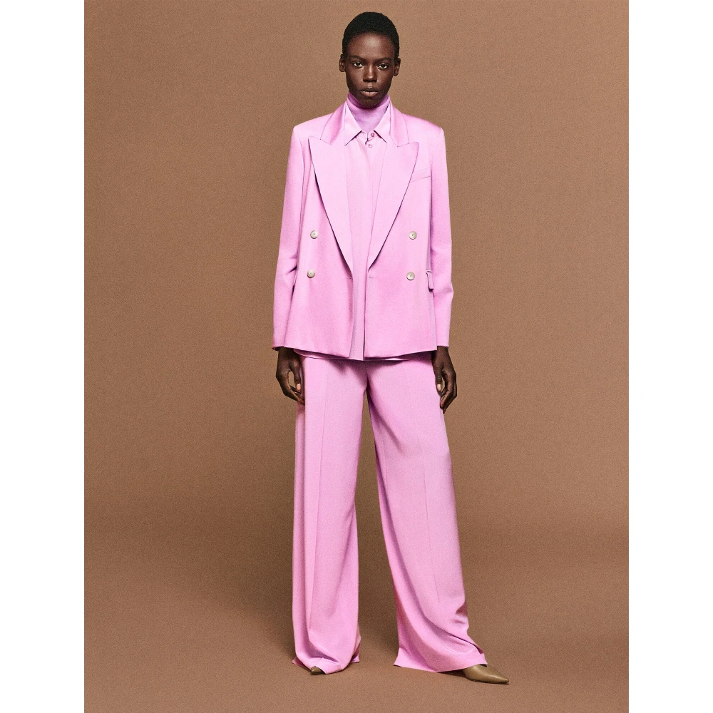joseph Zachte Viscose Tailoring Jaden Jas Begonia Roze Pink Dames