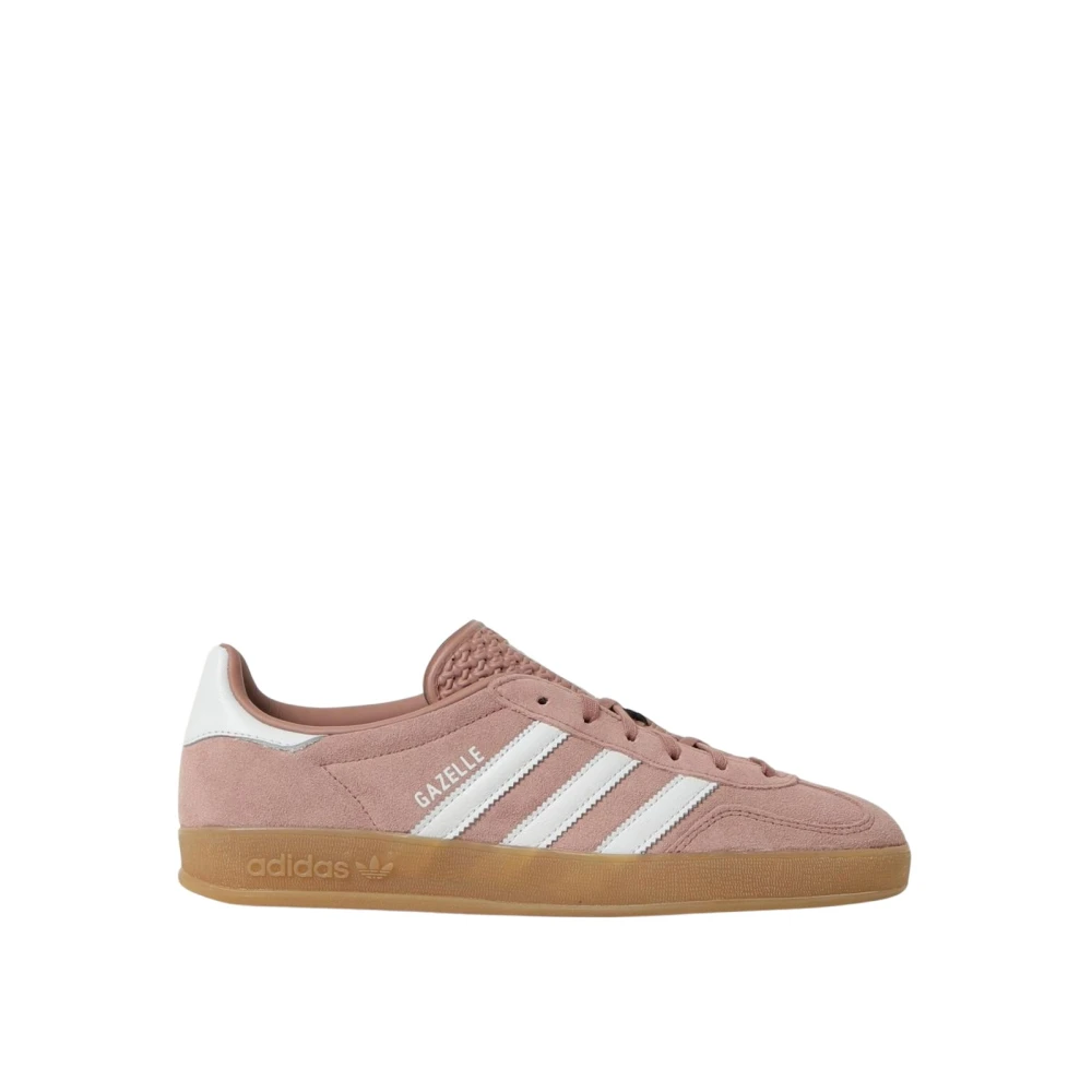 Adidas Originals Women's Pink Suede Lace-Up Sneaker