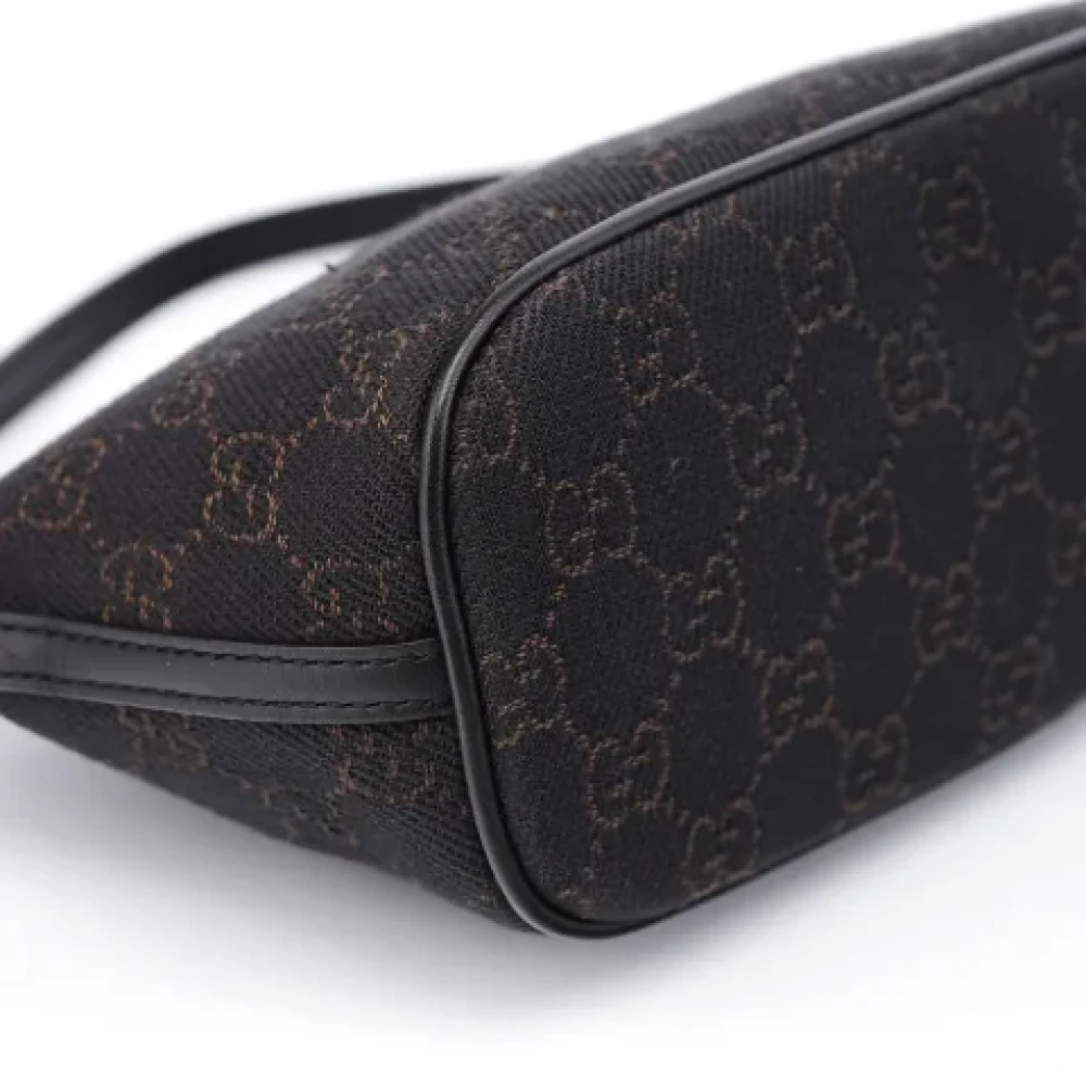 Gucci Vintage Pre-owned Leather handbags Brown Dames