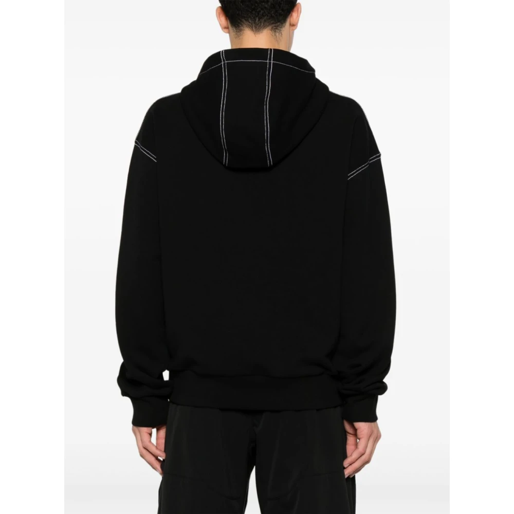 Givenchy Zwarte Hooded Sweatshirt Black Heren