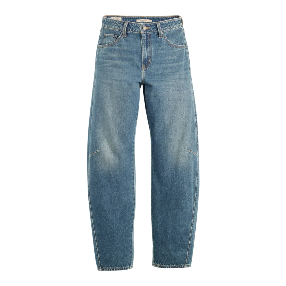 Levi's Women's Blue Baggy Dad Barrel Jeans