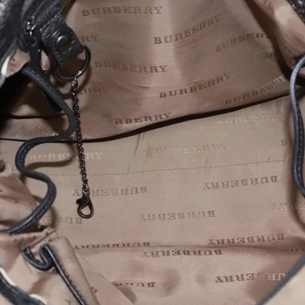 Burberry Vintage Pre-owned Canvas handbags Brown Dames