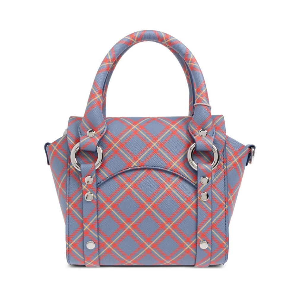 Vivienne Westwood Blauwe Schoudertas met Omslag Multicolor Dames