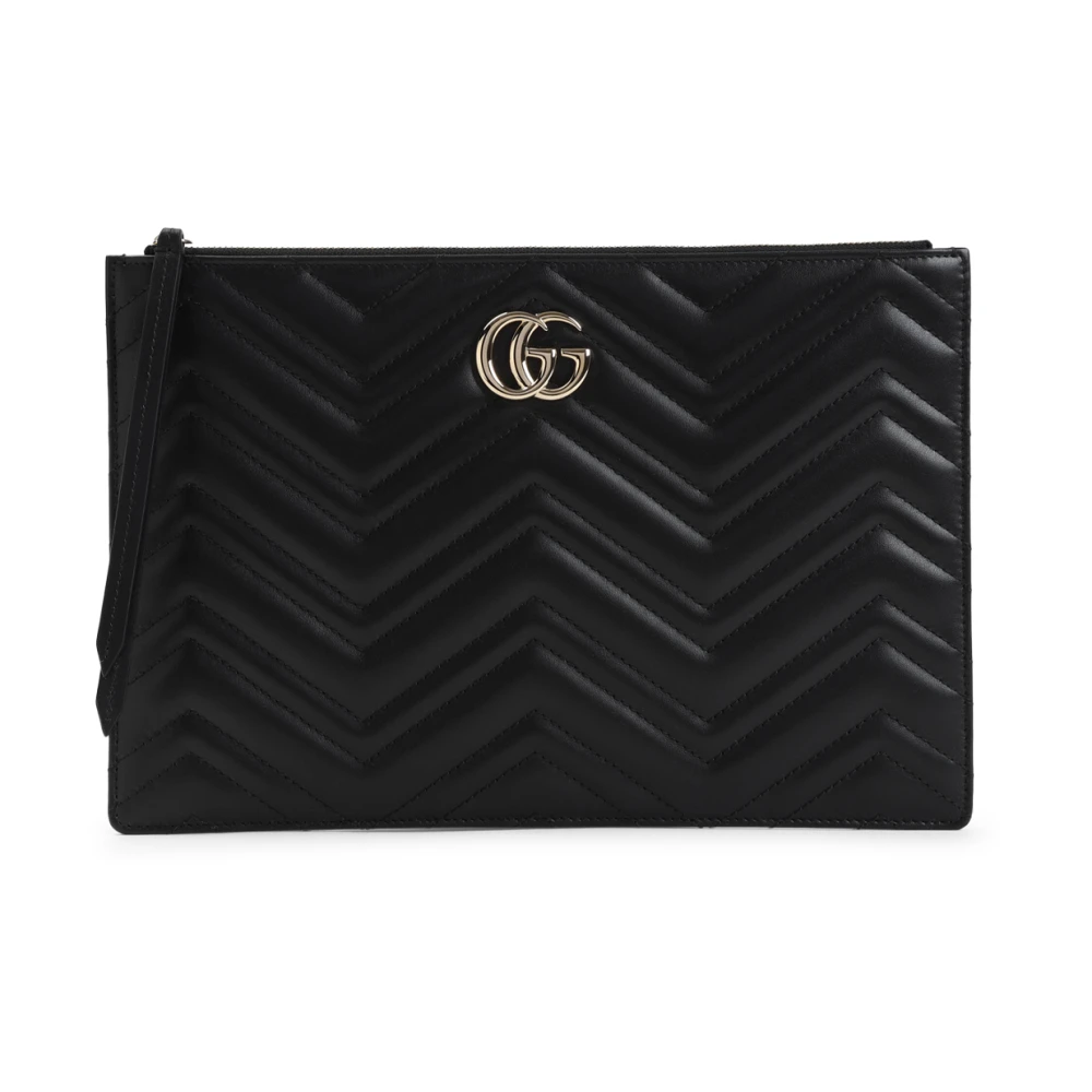 Gucci Zwarte Pouch Tas Black Dames